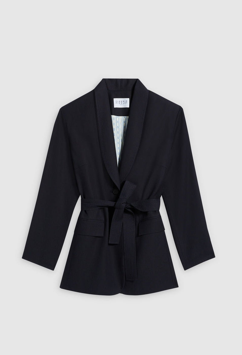 Blazer Voulu - Marine - Claudie Pierlot - The Bradery