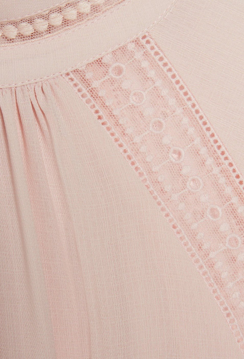 Blouse Babouchka - Rose Pale - Claudie Pierlot - The Bradery