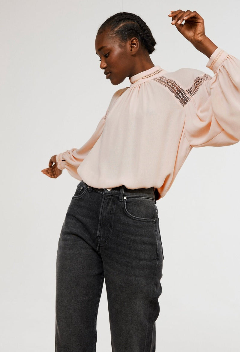 Blouse Babouchka - Rose Pale - Claudie Pierlot - The Bradery