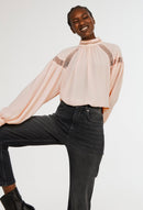 Blouse Babouchka - Rose Pale - Claudie Pierlot - The Bradery