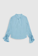 Blouse Balia - Bleu Ciel - Claudie Pierlot - The Bradery