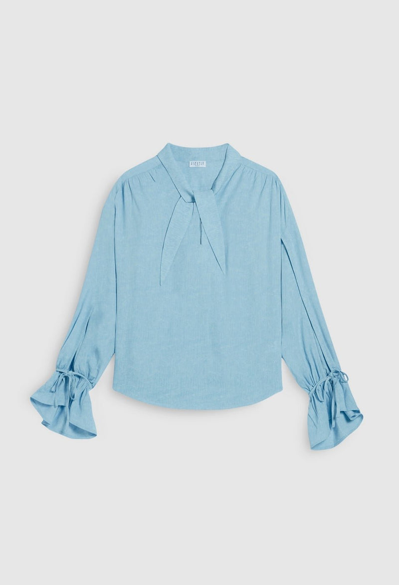 Blouse Balia - Bleu Ciel - Claudie Pierlot - The Bradery