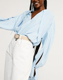 Blouse Balia - Bleu Ciel - Claudie Pierlot - The Bradery