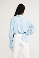 Blouse Balia - Bleu Ciel - Claudie Pierlot - The Bradery