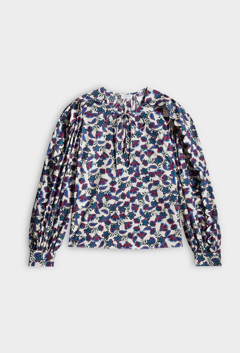 Claudie Pierlot Blusa Bariole - Print Clair - - The Bradery