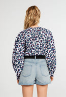 Claudie Pierlot Blusa Bariole - Print Clair - - The Bradery