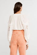 Blouse Barneto - Ecru - Claudie Pierlot - The Bradery