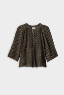 Blouse Barolo - Print Fonce - Claudie Pierlot - The Bradery