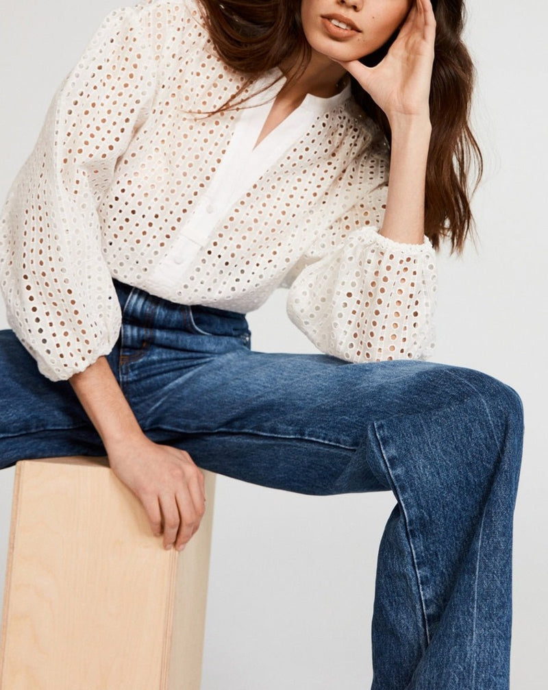 Blouse Barth - Ecru - Claudie Pierlot - The Bradery