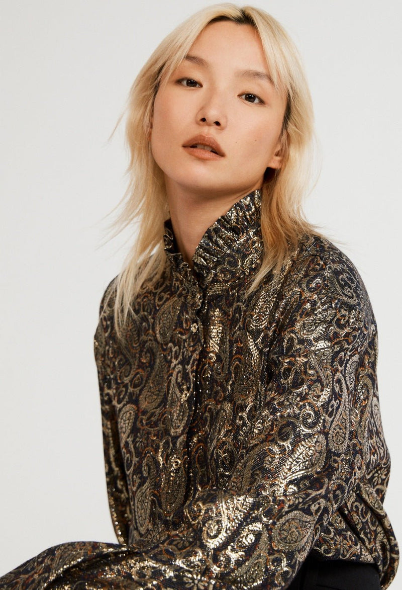 Blouse Become - Multico - Claudie Pierlot - The Bradery