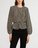 Claudie Pierlot Blusa Belange - Print Fonce - - The Bradery