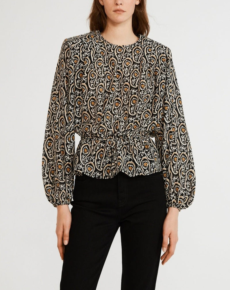 Belange Blouse - Print Fonce - Claudie Pierlot - The Bradery