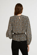 Blouse Belange - Print Fonce - Claudie Pierlot - The Bradery