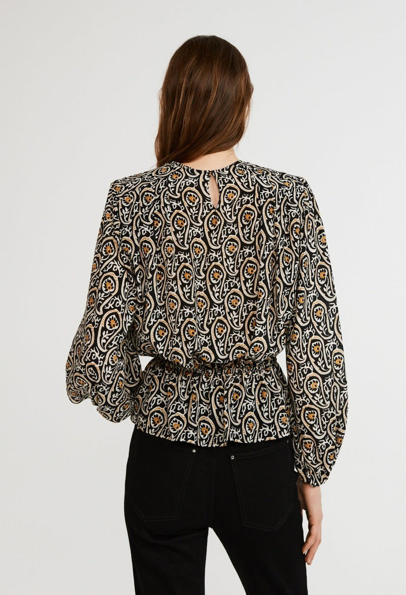 Belange Blouse - Print Fonce - Claudie Pierlot - The Bradery