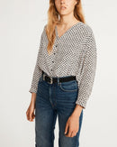 Claudie Pierlot Blusa Berlioz - Print Clair - - The Bradery