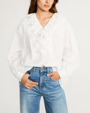 Blouse Birdy - Ecru - Claudie Pierlot - The Bradery