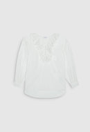 Birdy blouse - Ecru - Claudie Pierlot - The Bradery