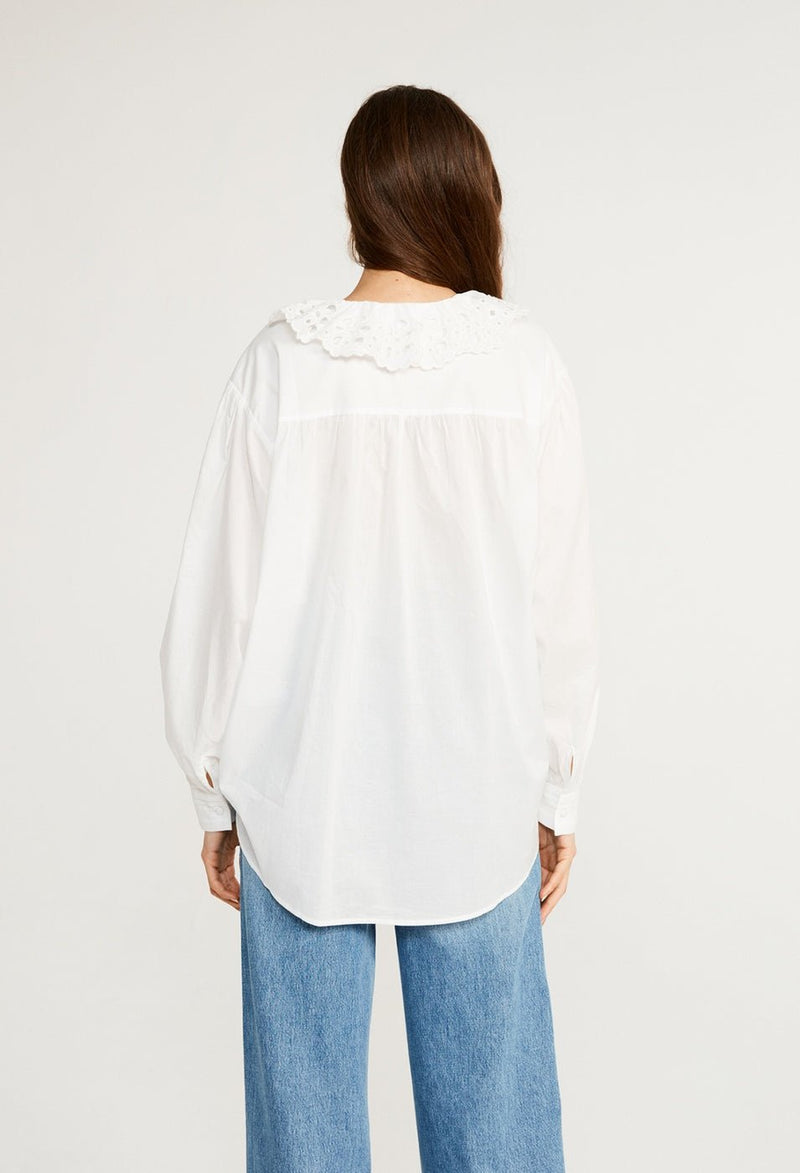 Blouse Birdy - Ecru - Claudie Pierlot - The Bradery