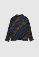 Bobin Blouse - Print Fonce - Claudie Pierlot - The Bradery