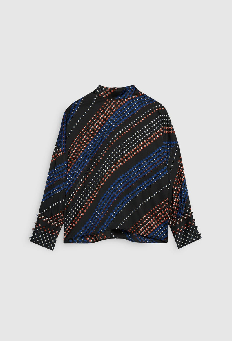 Claudie Pierlot Blusa Bobin - Print Fonce - - The Bradery