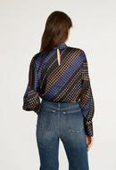 Claudie Pierlot Blusa Bobin - Print Fonce - - The Bradery