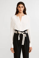 Blouse Bounty Bis - Ecru - Claudie Pierlot - The Bradery