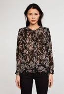 Blouse Bounty - Print Fonce - Claudie Pierlot - The Bradery