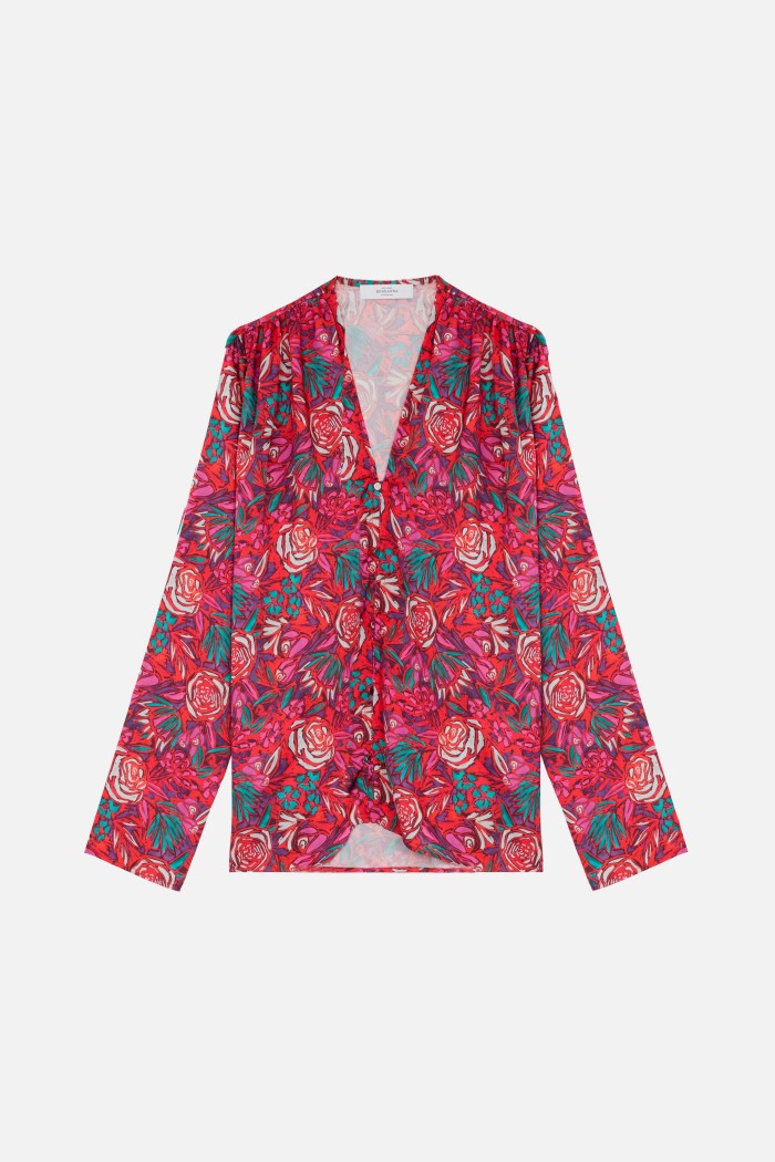 Blouse Doris Hendrix - Rouge