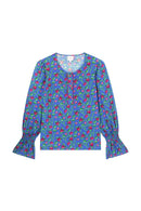 Blusa Flamboyant Azul Fresa - Soi Paris - The Bradery