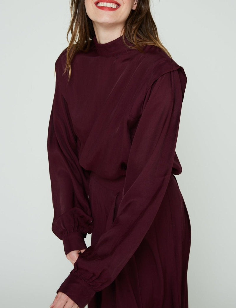 Blouse Hermine Semnoz - Bordeaux - Modetrotter - The Bradery