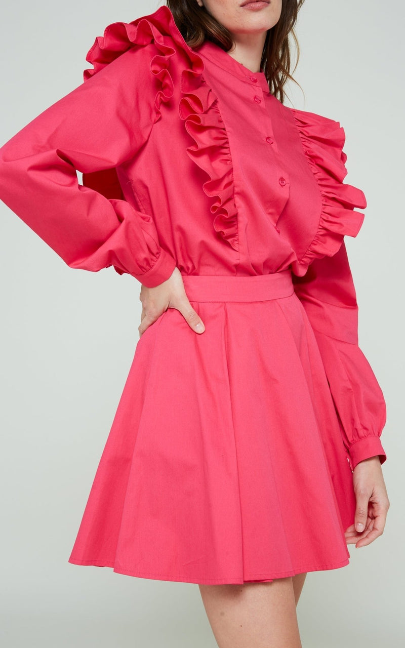 Blouse Leandra Monal - Fuchsia - Modetrotter - The Bradery