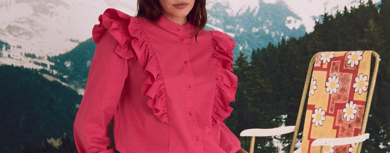 Blouse Leandra Monal - Fuchsia - Modetrotter - The Bradery