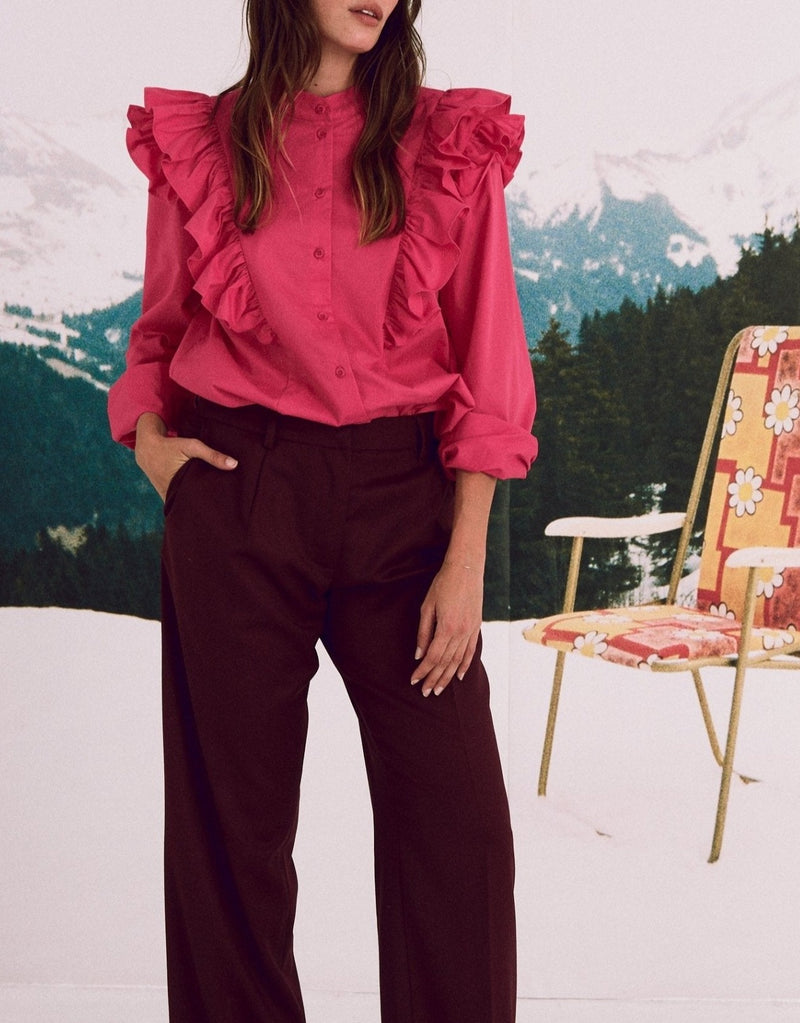 Blouse Leandra Monal - Fuchsia - Modetrotter - The Bradery