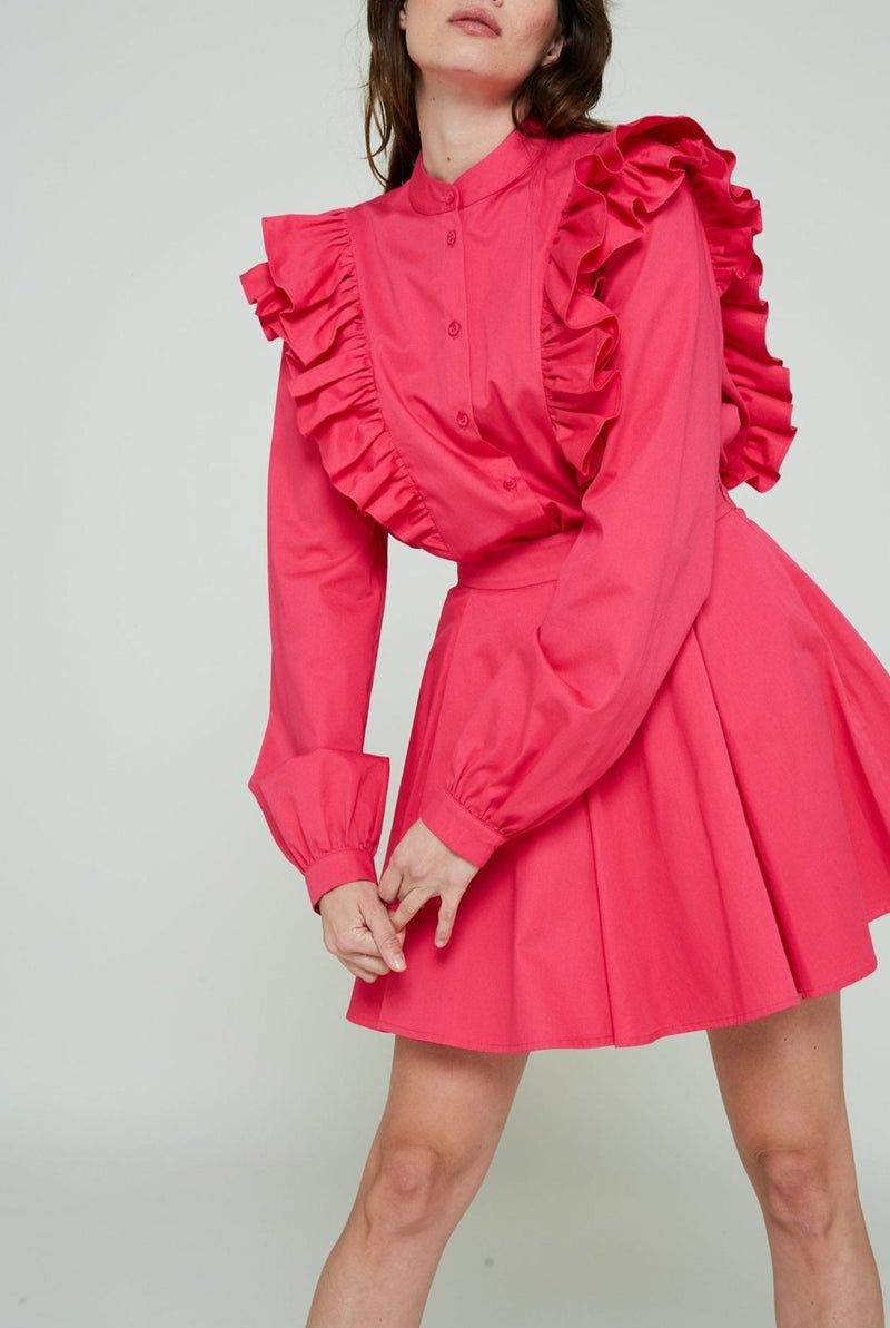 Blouse Leandra Monal - Fuchsia - Modetrotter - The Bradery