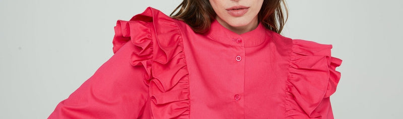 Blouse Leandra Monal - Fuchsia - Modetrotter - The Bradery