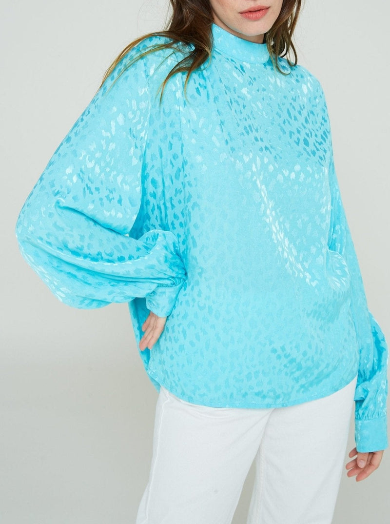 Blouse Liliane Ristolas - Bleu Glacier - Modetrotter - The Bradery