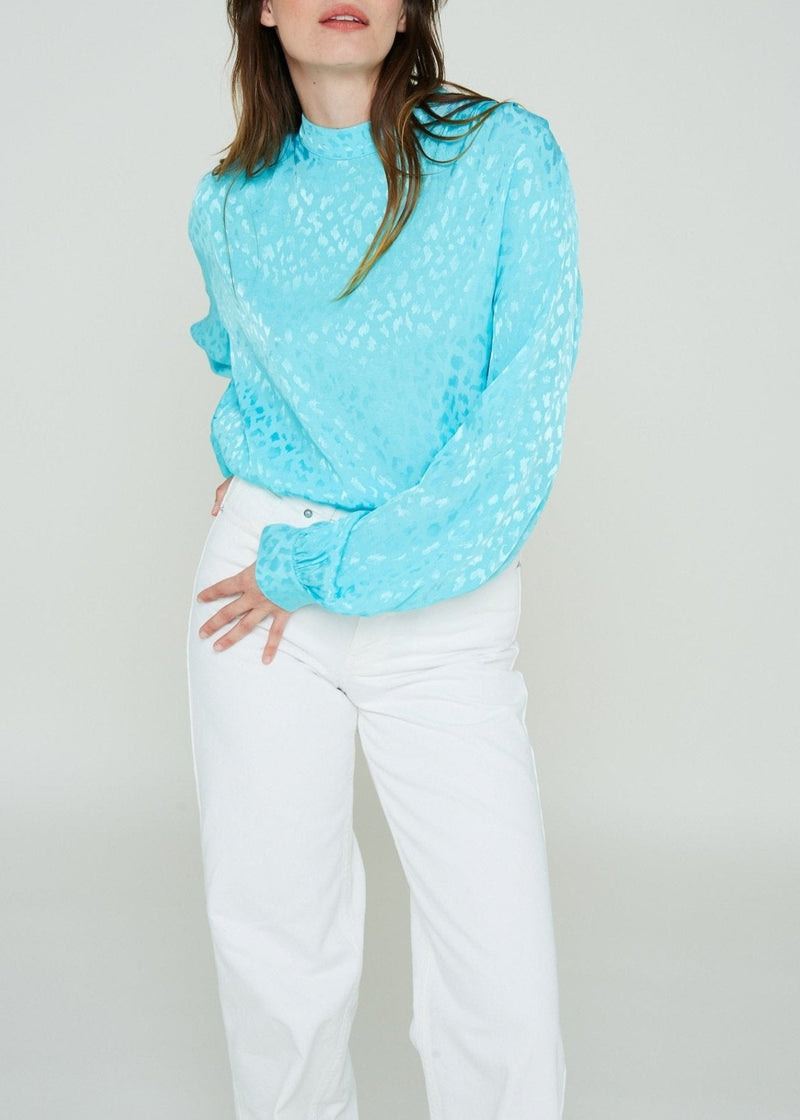 Blouse Liliane Ristolas - Bleu Glacier - Modetrotter - The Bradery