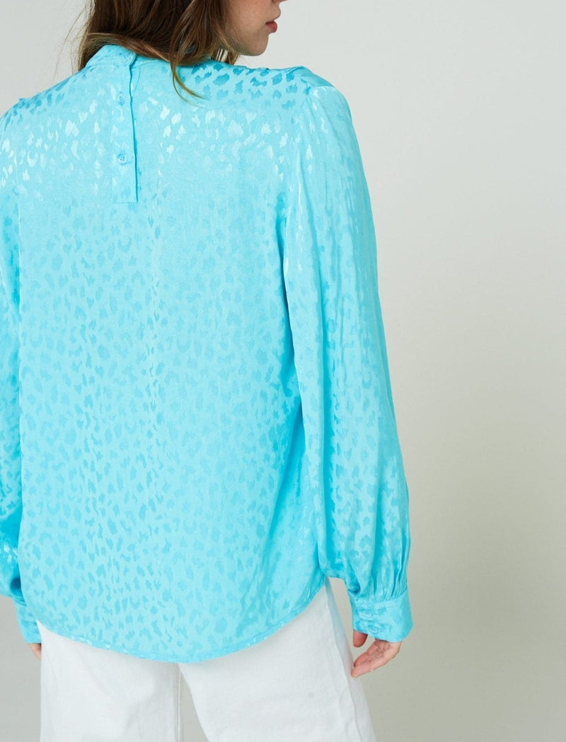 Blouse Liliane Ristolas - Bleu Glacier - Modetrotter - The Bradery