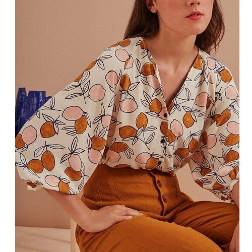 Blusa Rafaelo - Crudo - Des Petits Hauts - The Bradery