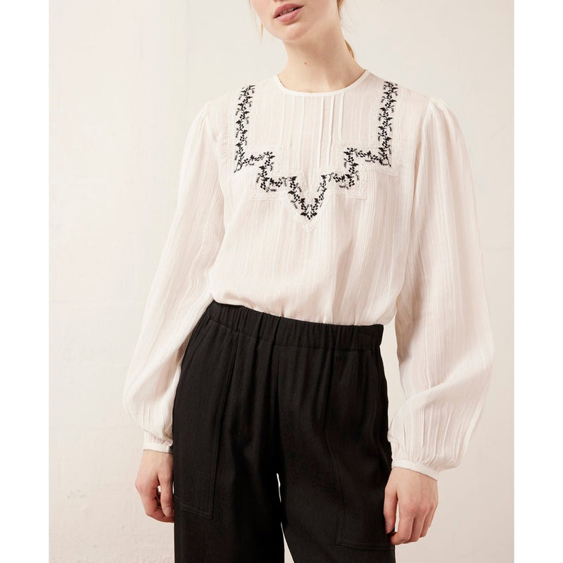 Blouse Ravel - Blanc - Vanessa Bruno - The Bradery