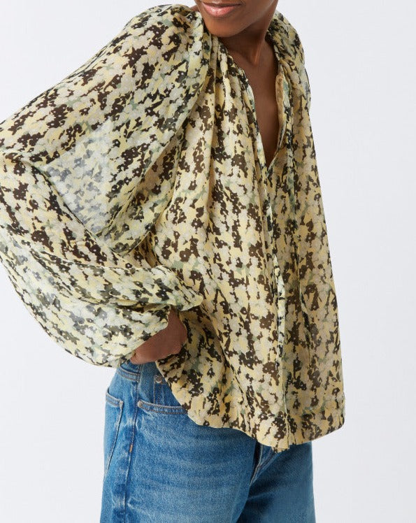 4 - Twins Monaco Blouse - Light Yellow