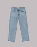 Straight Short Jeans - Blue