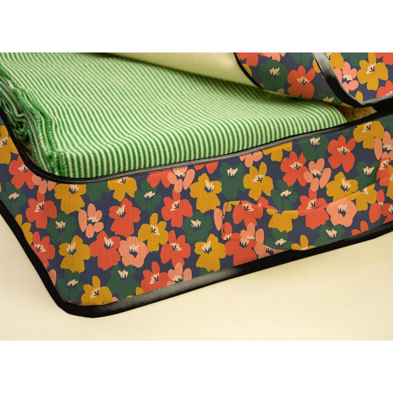 Boîte De Rangement Textile Labelle Case - Flowers - Really Nice Things - The Bradery