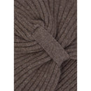 Cashmere Sile Taupe Beanie, 100% Cachemira, 6 Hilos, 2-2 Rib - Accesorios - Perfect - The Bradery