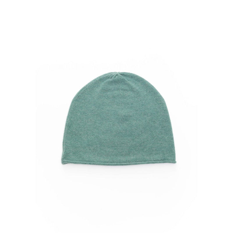 sudadera  Cashmere Style 2 June Water Green Beanie, 100% Cachemira, 2 Hilos, - Accesorios - Perfecto - The Bradery