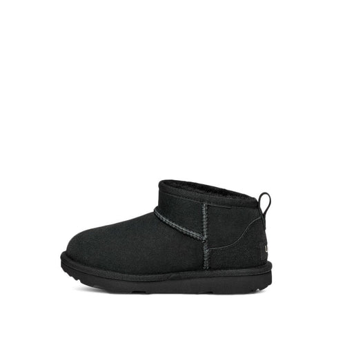 Boots Classic Ultra Mini Junior - Noir - Enfant - UGG - The Bradery