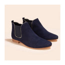 Boots Lagun - Suede - Navy - Anaki - The Bradery