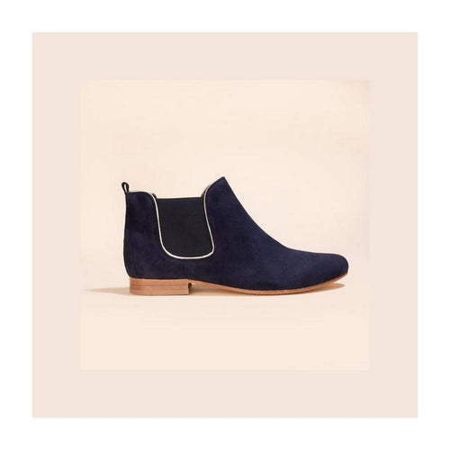 Botas Lagun - Ante - Azul marino - Anaki - The Bradery