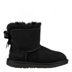 Mini Bailey Bow II Cadet Boots - Black - Kids - UGG - The Bradery
