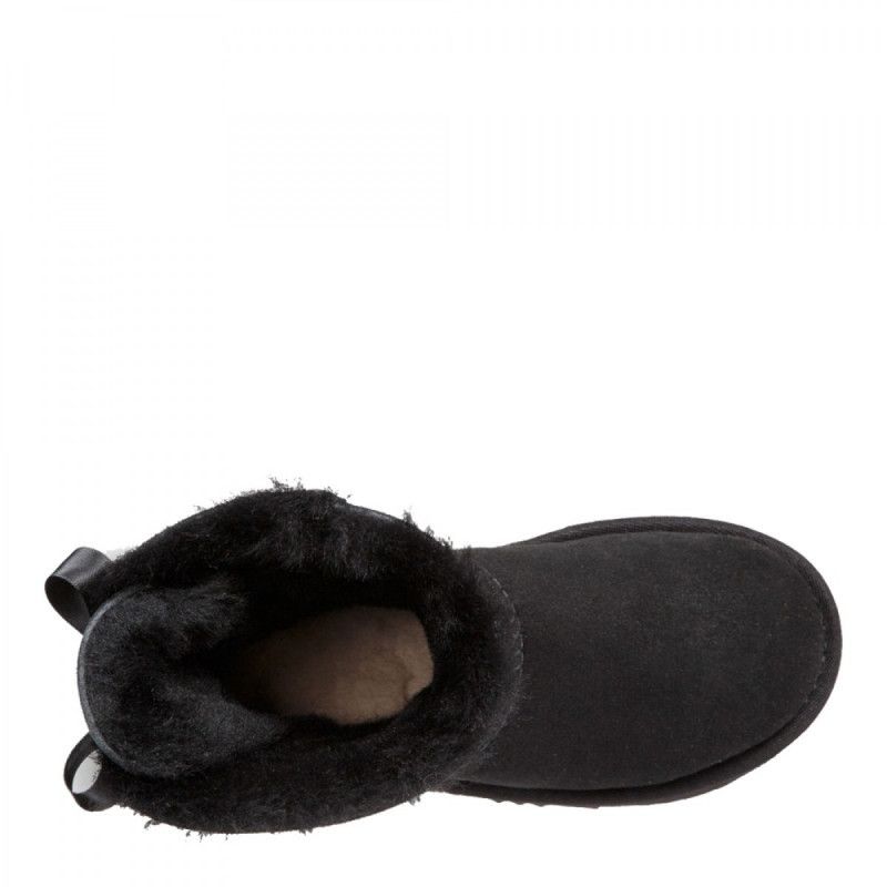 Mini Bailey Bow II Cadet Boots - Black - Kids - UGG - The Bradery